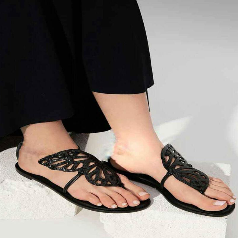 Beautiful Butterfly Flat Slippers