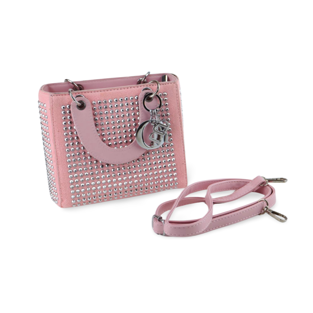 Rhinestone Chain Evening Handbag for Women Shoulder Clutch Purse