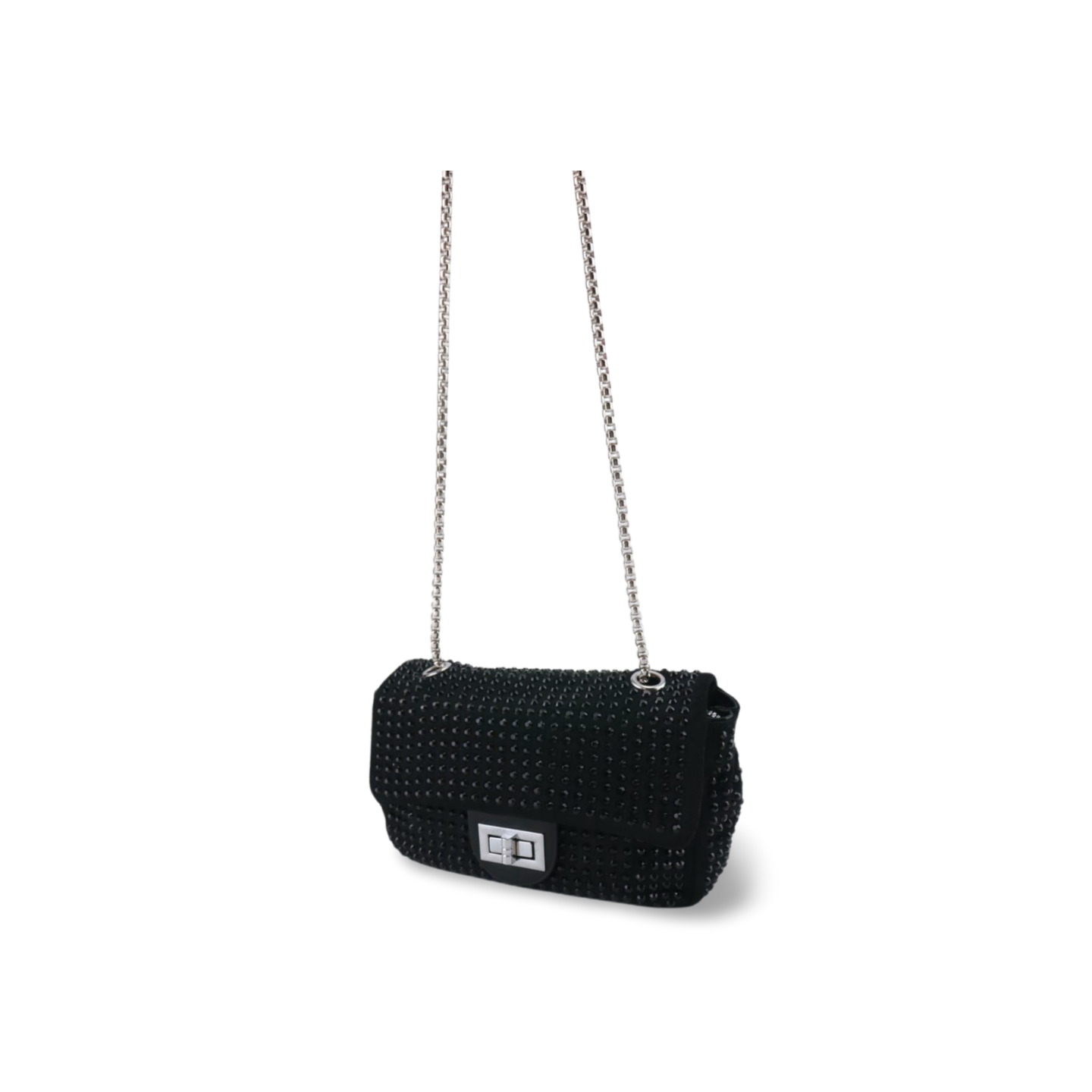 Mint Rhinestone Studded Purse For Women