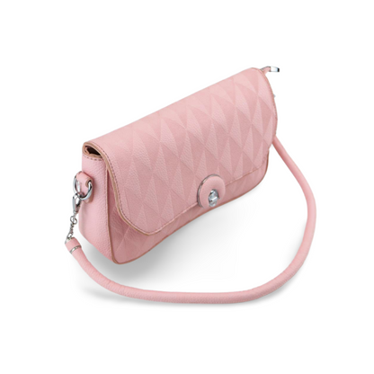 Stylish Quilted Crossbody Bag with Chain and Strap Detail