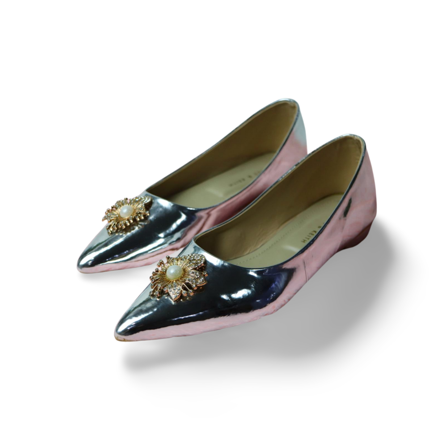 Embellished hot sale flat pumps