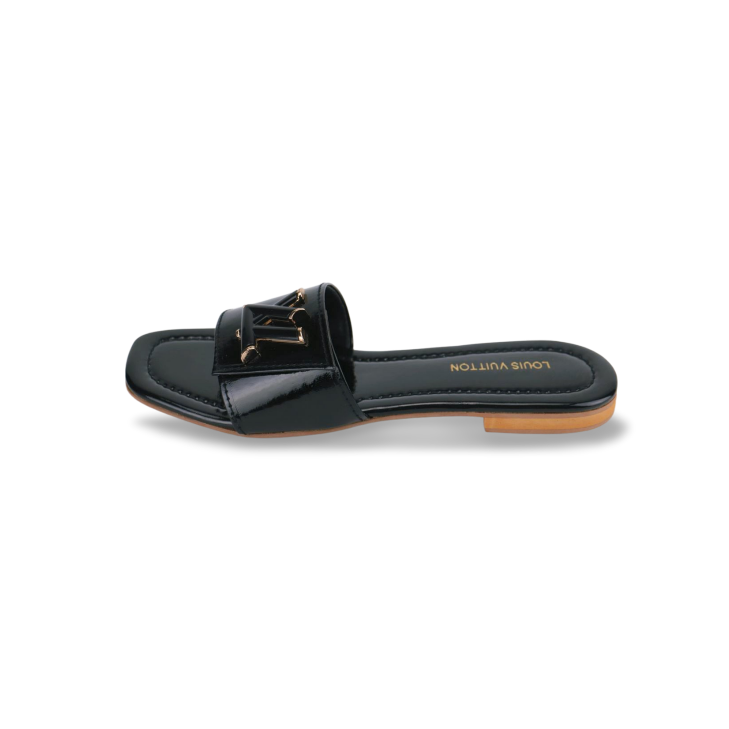 Women's Flat Sandal with Stylish Buckle Detail