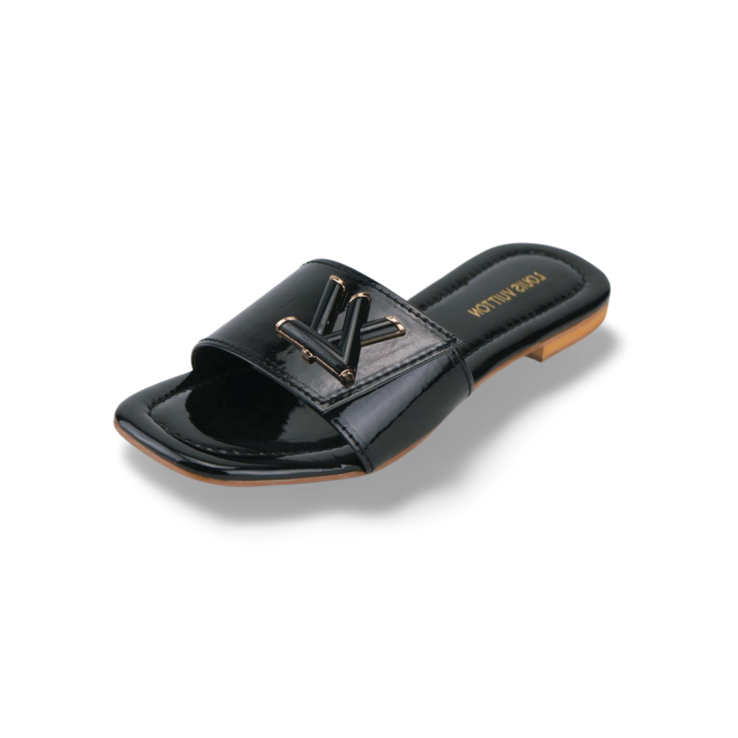 Women's Flat Sandal with Stylish Buckle Detail