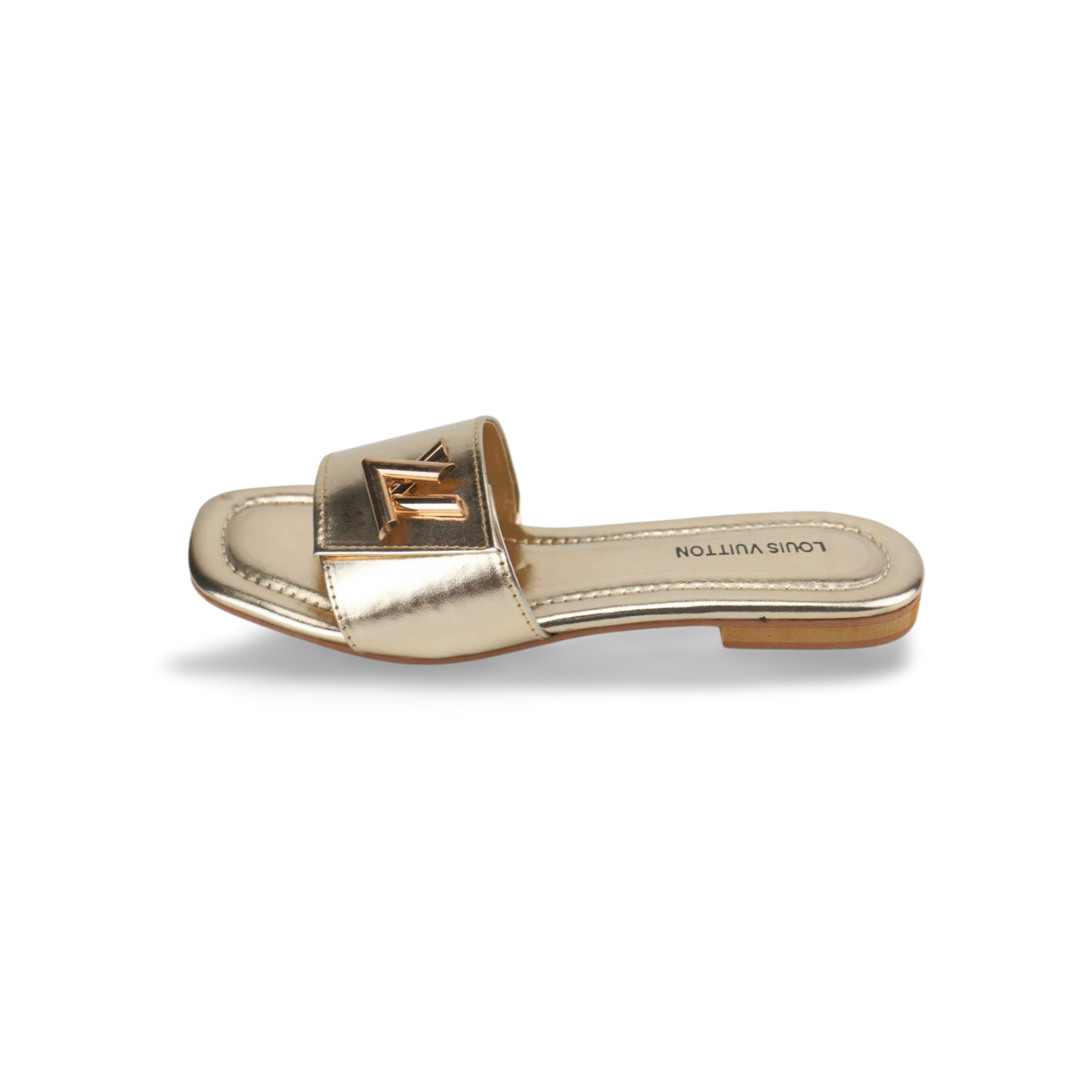 Women's Flat Sandal with Stylish Buckle Detail