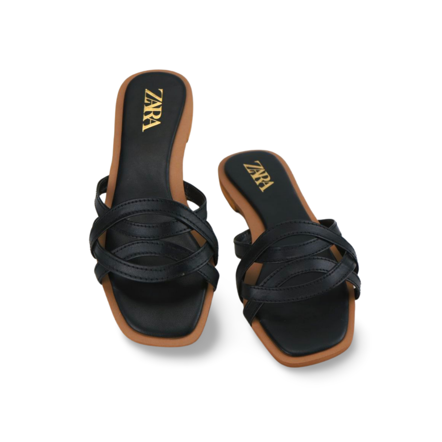 Stylish Soft Strappy Pu Leather Slide Sandals