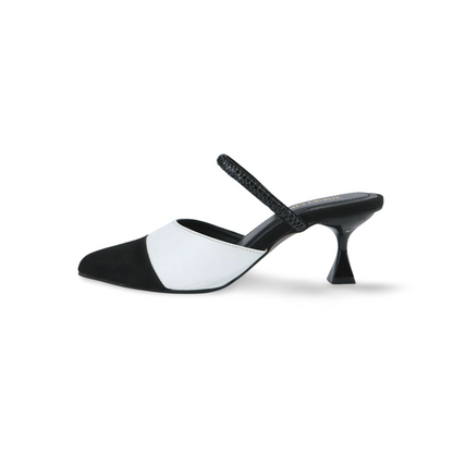 Women's Pointed Toe Kitten Heel Sandals