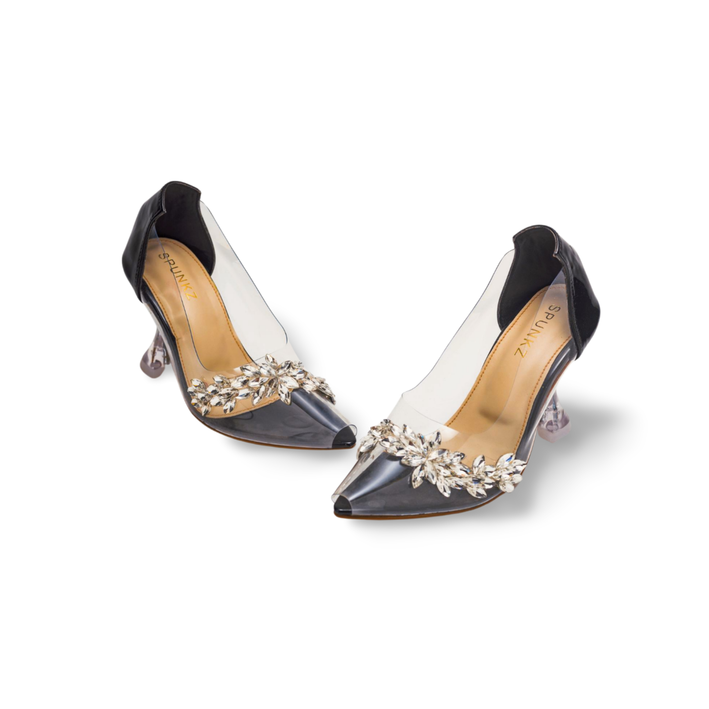 Cinderella Glass Pointed High Heels Women Shoes in Pakistan