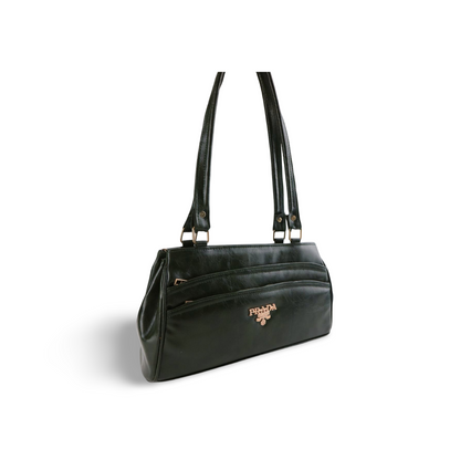 Sleek Pu Leather Satchel Handbag For Women