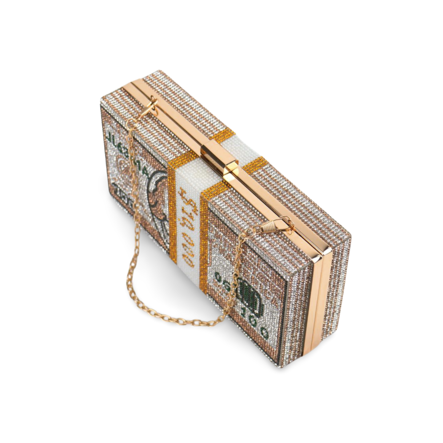 Sparkling Dollar Cash Clutch Bag | Unique Party Purse