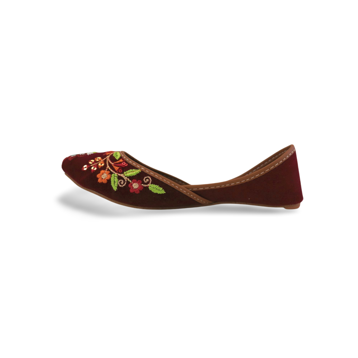 Women's Floral Embroidered Khussa Shoes  - Stylish and Comfortable for Any Occasion