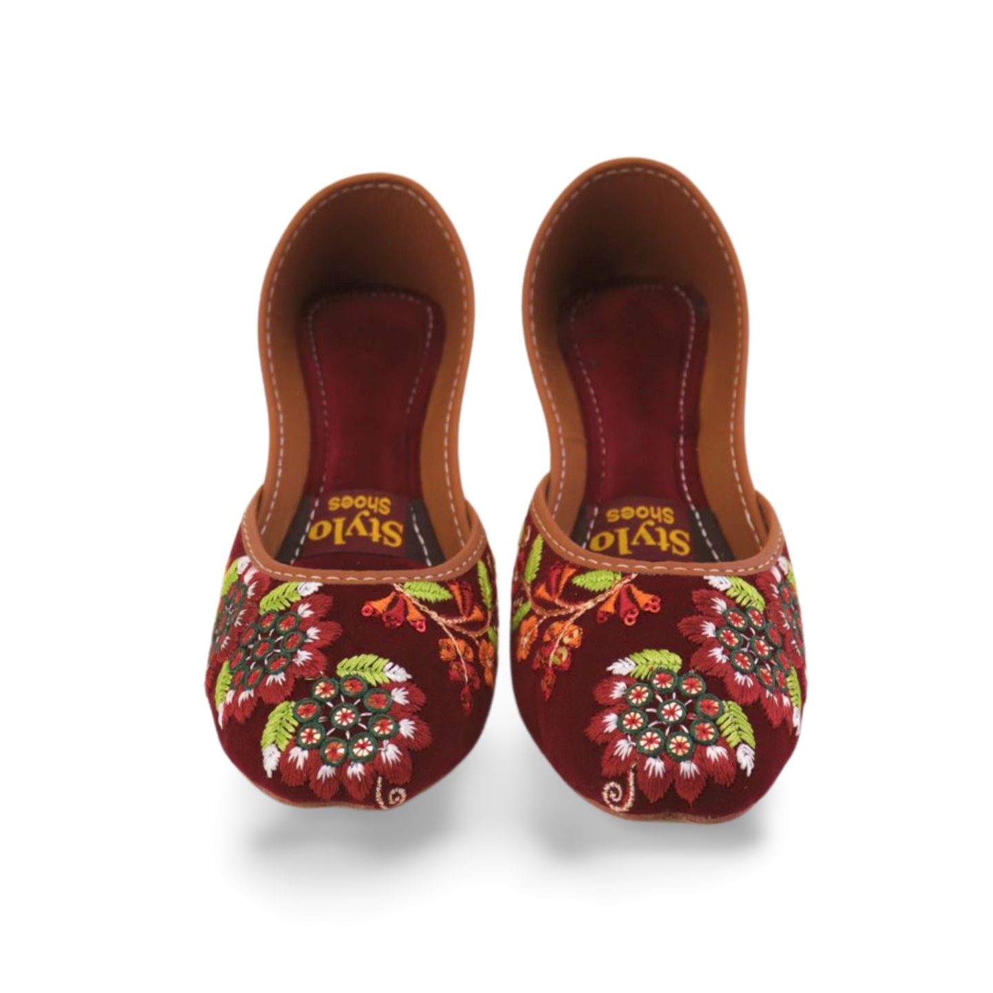 Women's Floral Embroidered Khussa Shoes  - Stylish and Comfortable for Any Occasion