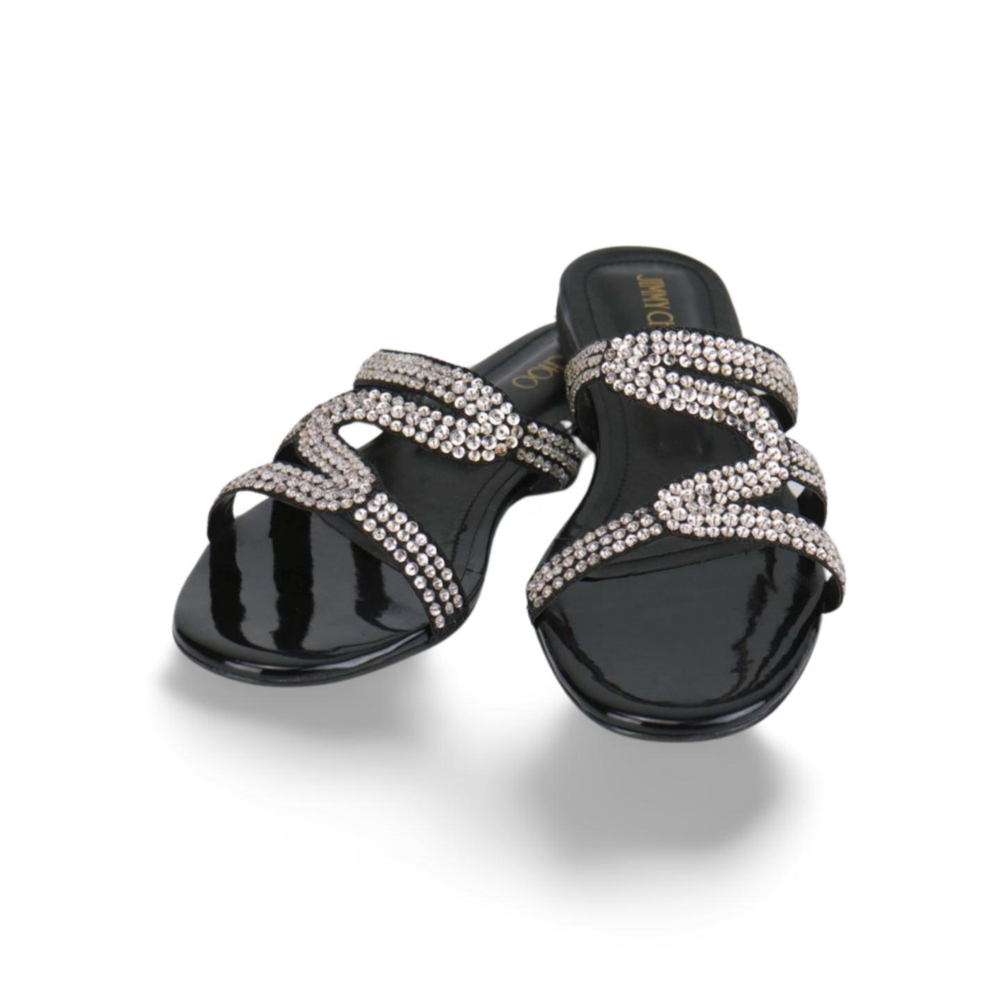 Women's Dress Sandals with Crystal Embellishments