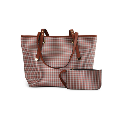 Stylish Premium Quality Tote Bag and Clutch Wallet Set