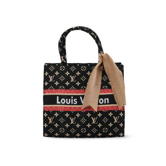 Designer Tote Bag with Detachable Bow