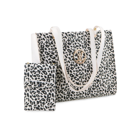 Stylish Tote Bag With Matching Wallet For Women