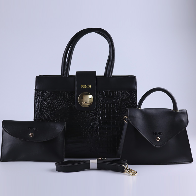 Handbags Clutch Purse Wallet 3 Pcs Set Formal Edition
