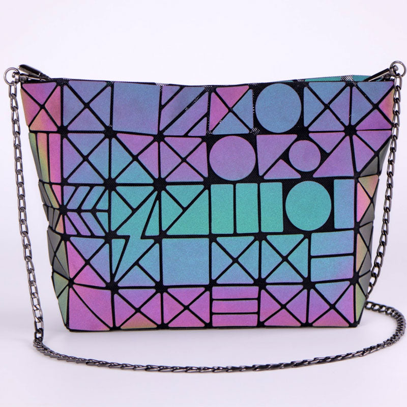 Holographic Reflective Bag Changing Color Hand bags for Girls