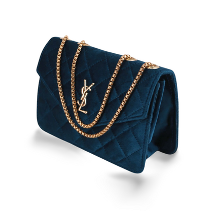 Quilted Velvet Crossbody Bag for Any Occasion