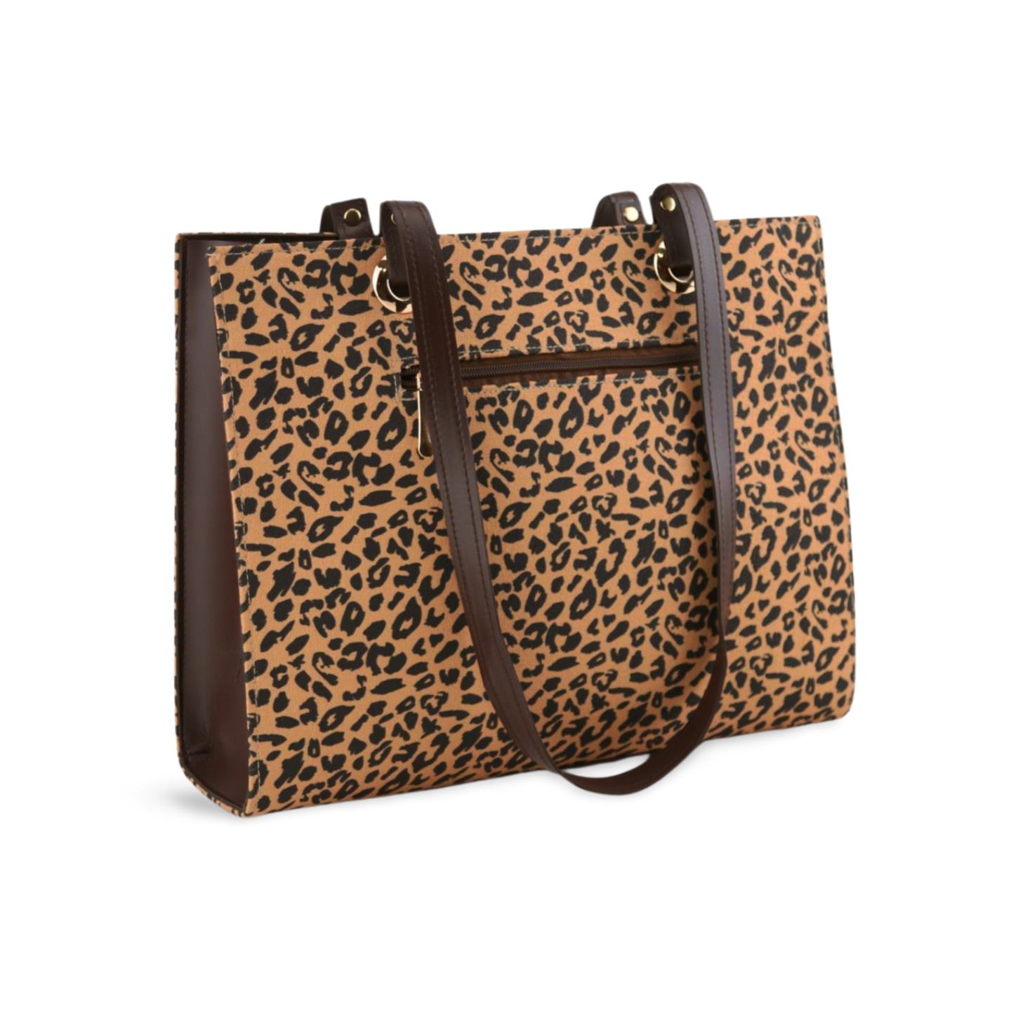 Stylish Canvas Print Leopard Tote Bag: Luxury Style for Everyday