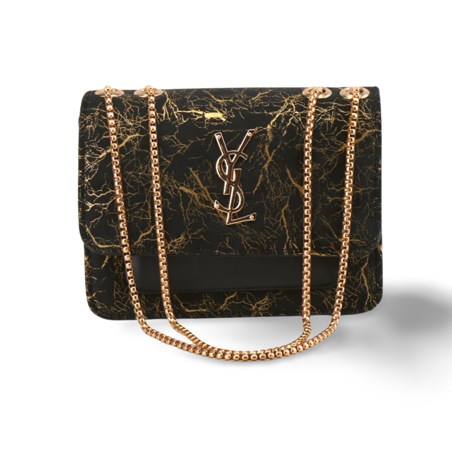Elegant Gold Chain Shoulder Bag: Classic Luxury for Every Occasion