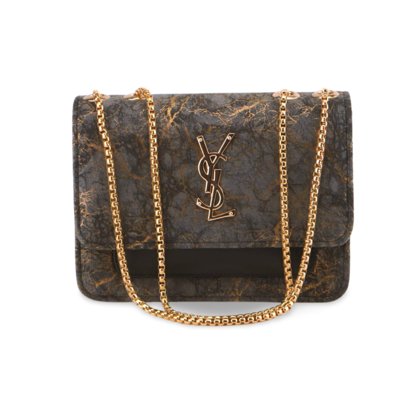 Elegant Gold Chain Shoulder Bag: Classic Luxury for Every Occasion