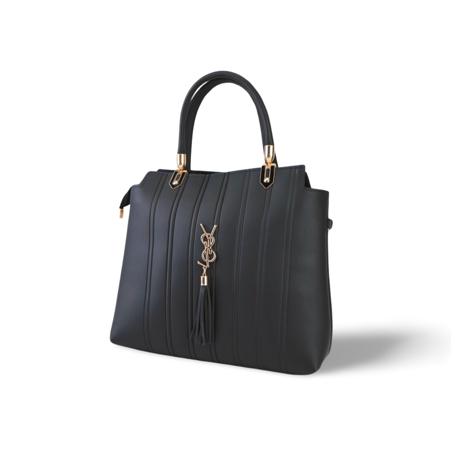 Stylish Pu Leather Crossbody Handbag with Tassel
