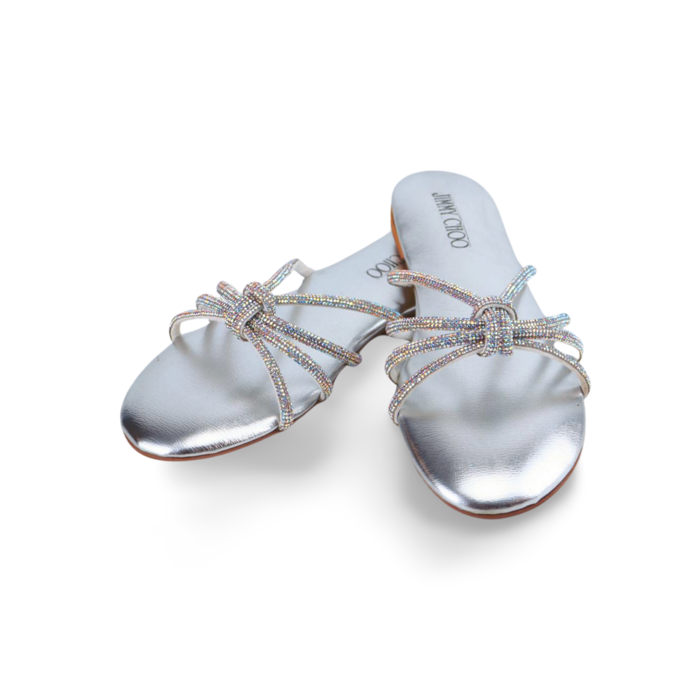 Women's Sandals with Rhinestones and Bows