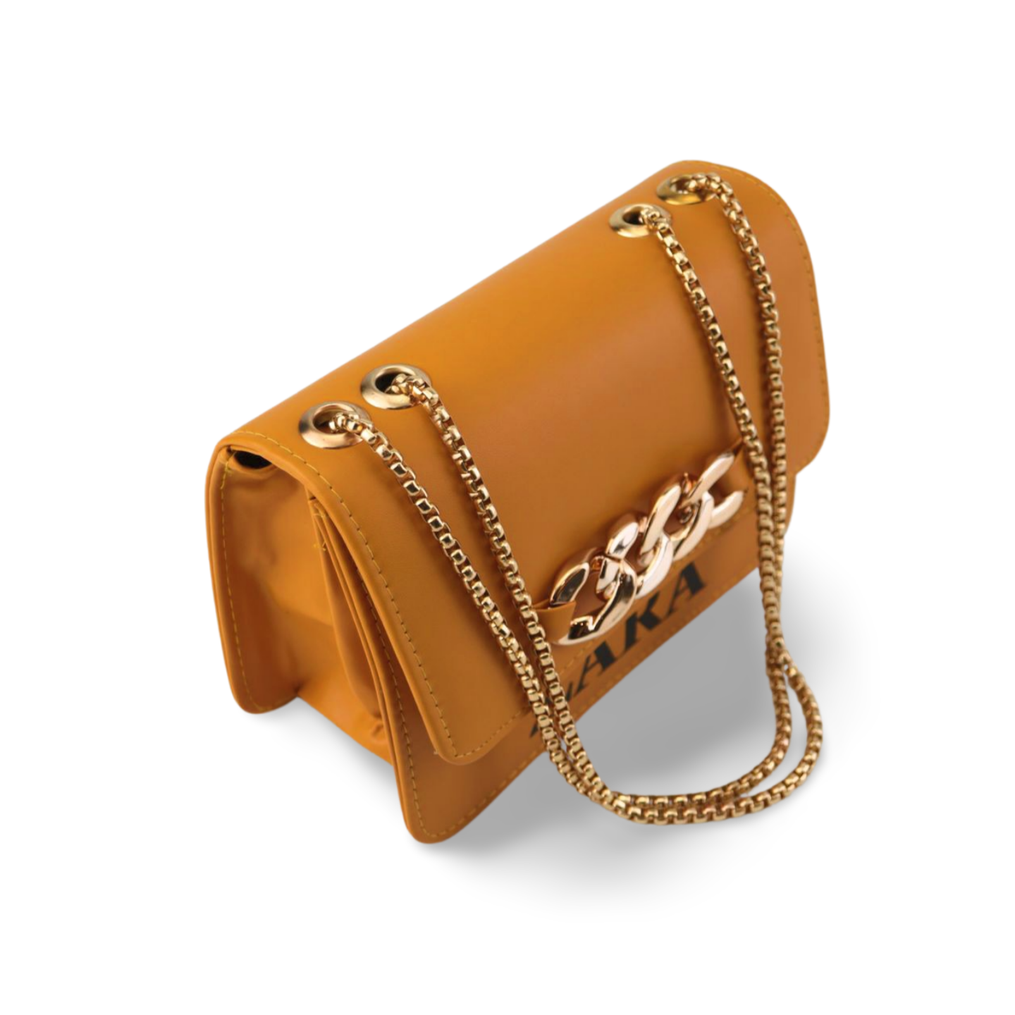 Gold Chain Shoulder Bag with Shoulder Chain - Stylish and Luxurious