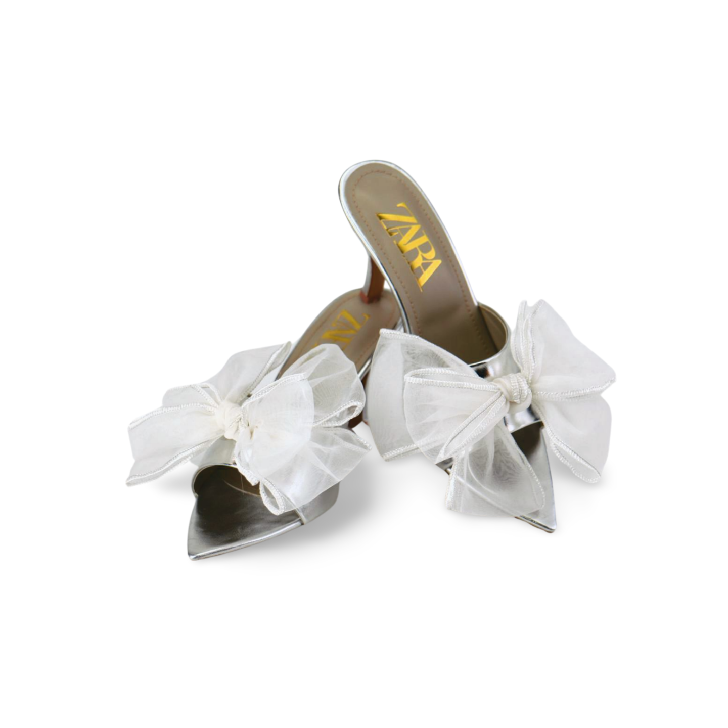Stylish Mules with Satin Ribbon Bow for Women - Elegant and Comfortable Shoes for Any Occasion