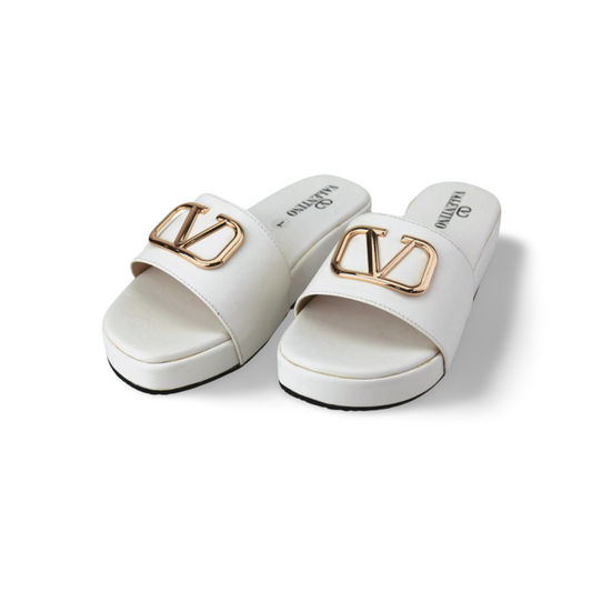 Valentino Garavani Vlogo Wedge Sandals For Women