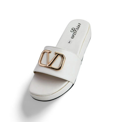 Stylish Vlogo Wedge Sandals For Women