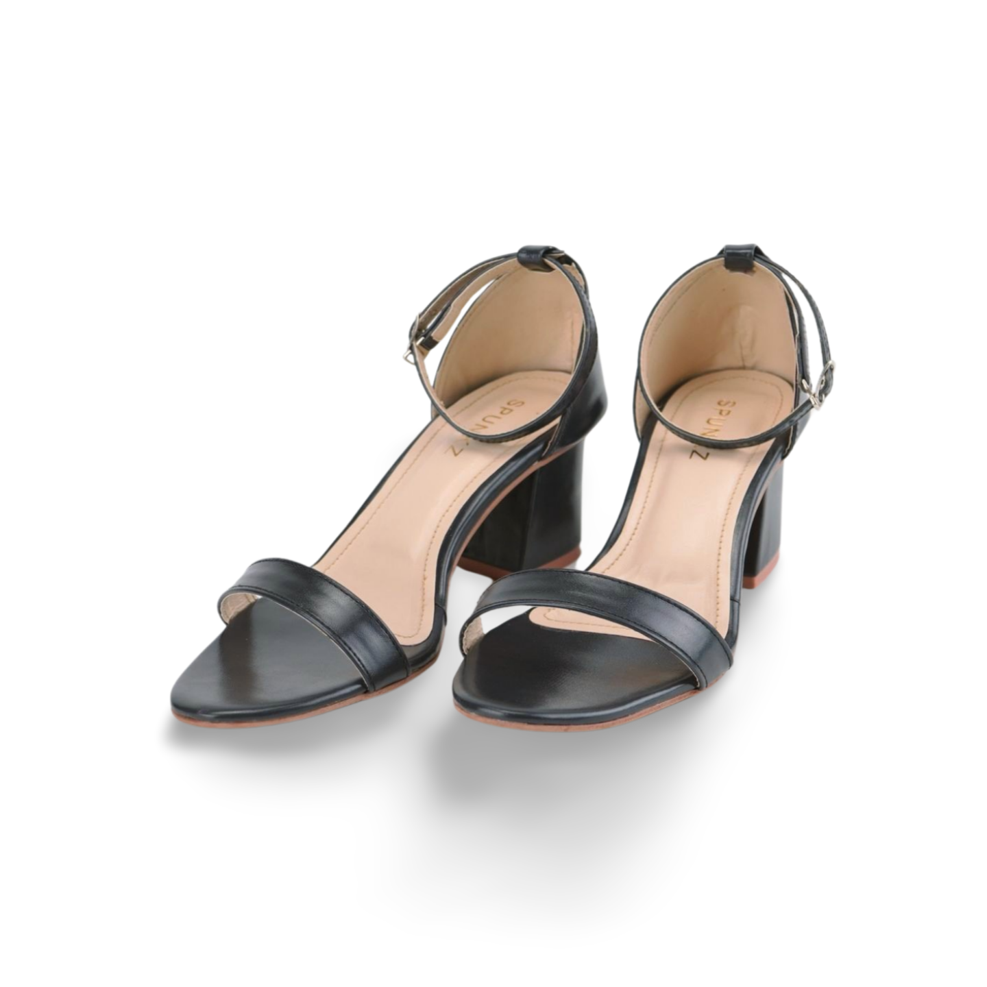 Elegant Women's High Heel Block Sandals with Adjustable Ankle Strap