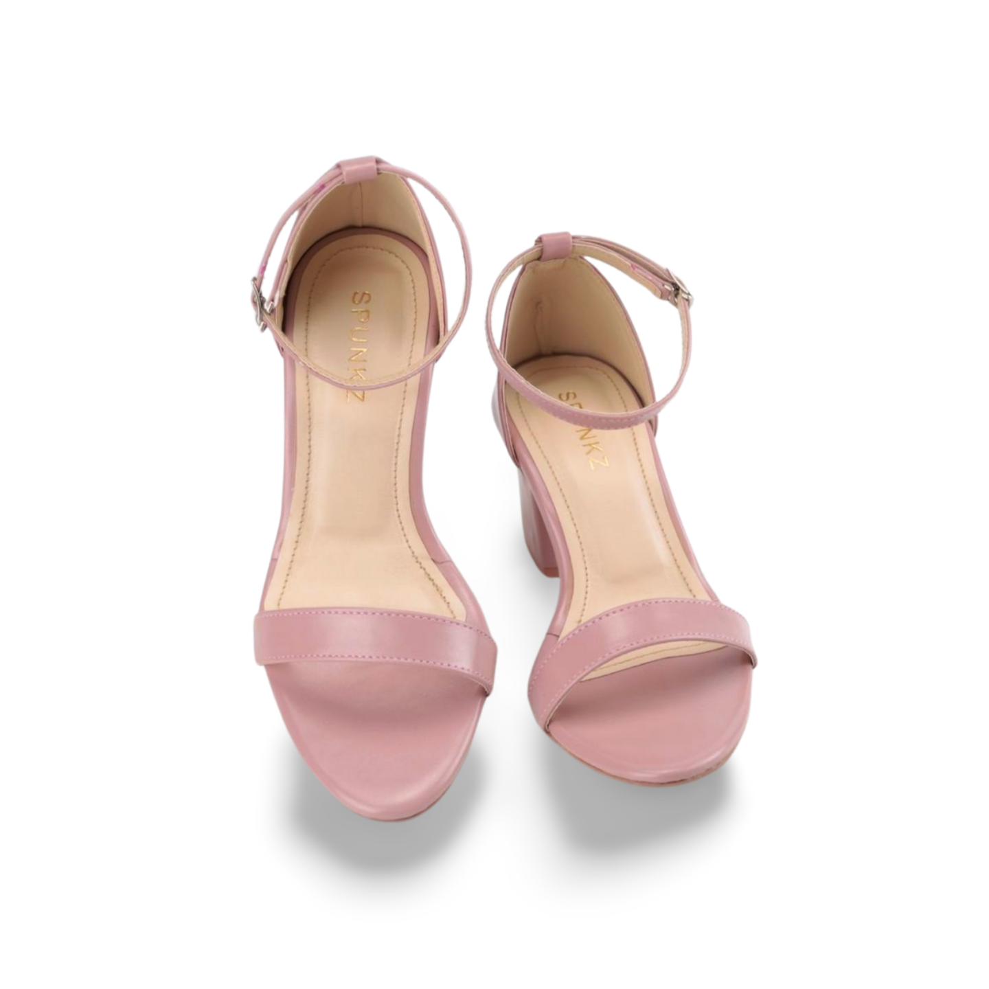 Elegant Women's High Heel Block Sandals with Adjustable Ankle Strap