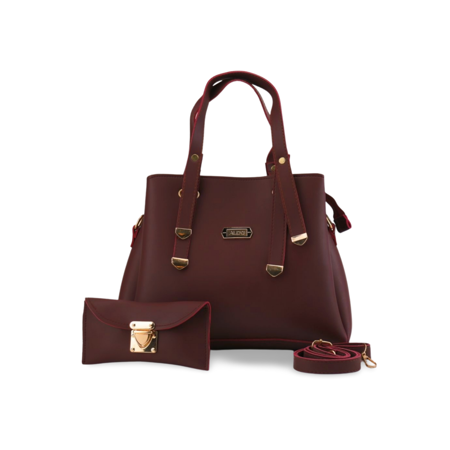 Classic Women's Handbag and Wallet Set