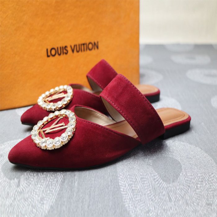 Mules for Women Pointed Toe Backless Loafer Shoes